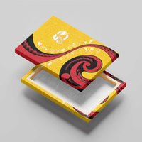 Papua New Guinea Independence Canvas Wall Art Special Style Yellow Version LT05 - Polynesian Pride