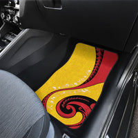 Papua New Guinea Independence Car Mats Special Style Yellow Version LT05 - Polynesian Pride