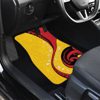 Papua New Guinea Independence Car Mats Special Style Yellow Version LT05 - Polynesian Pride