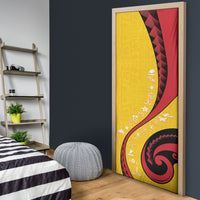 Papua New Guinea Independence Door Cover Special Style Yellow Version LT05 - Polynesian Pride