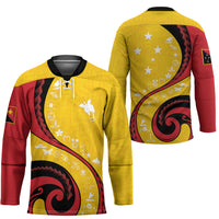 Papua New Guinea Independence Hockey Jersey Special Style Yellow Version LT05 - Polynesian Pride