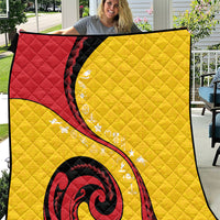 Papua New Guinea Independence Quilt Special Style Yellow Version LT05 Yellow - Polynesian Pride