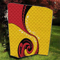 Papua New Guinea Independence Quilt Special Style Yellow Version LT05 - Polynesian Pride