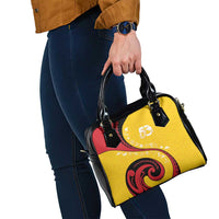 Papua New Guinea 50th Independence Anniversary Shoulder Handbag Special Style Yellow Version - Polynesian Pride