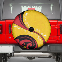 Papua New Guinea Independence Spare Tire Cover Special Style Yellow Version LT05 - Polynesian Pride