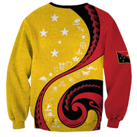Papua New Guinea 50th Independence Anniversary Sweatshirt Special Style Yellow Version - Polynesian Pride