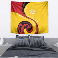 Papua New Guinea 50th Independence Anniversary Tapestry Special Style Yellow Version - Polynesian Pride