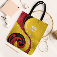 Papua New Guinea 50th Independence Anniversary Tote Bag Special Style Yellow Version - Polynesian Pride