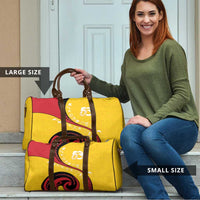 Papua New Guinea 50th Independence Anniversary Travel Bag Special Style Yellow Version - Polynesian Pride