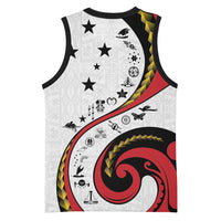 Papua New Guinea 50th Independence Anniversary Basketball Jersey Special Style White Version LT05 - Polynesian Pride