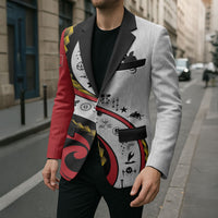 Papua New Guinea Independence Blazer Special Style White Version LT05 - Polynesian Pride