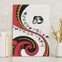 Papua New Guinea Independence Canvas Wall Art Special Style White Version LT05 Without Frame White - Polynesian Pride