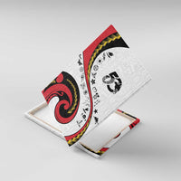 Papua New Guinea Independence Canvas Wall Art Special Style White Version LT05 With Frame White - Polynesian Pride