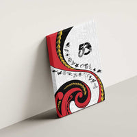 Papua New Guinea Independence Canvas Wall Art Special Style White Version LT05 - Polynesian Pride