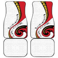 Papua New Guinea Independence Car Mats Special Style White Version LT05 - Polynesian Pride