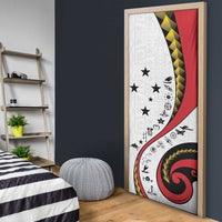 Papua New Guinea 50th Independence Anniversary Door Cover Special Style White Version - Polynesian Pride