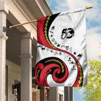 Papua New Guinea Independence Garden Flag Special Style White Version LT05 House Flag White - Polynesian Pride