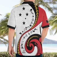 Papua New Guinea 50th Independence Anniversary Hawaiian Shirt Special Style White Version - Polynesian Pride