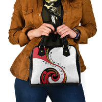 Papua New Guinea Independence Shoulder Handbag Special Style White Version LT05 - Polynesian Pride