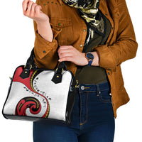 Papua New Guinea Independence Shoulder Handbag Special Style White Version LT05 - Polynesian Pride