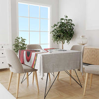 Papua New Guinea 50th Independence Anniversary Tablecloth Special Style White Version - Polynesian Pride