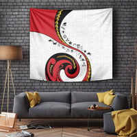 Papua New Guinea Independence Tapestry Special Style White Version LT05 White - Polynesian Pride