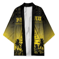 Personalised Palau Independence Day Kimono Palauan Tattoo Pattern - Polynesian Pride