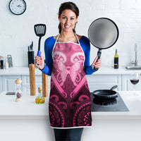 Aotearoa Breast Cancer Apron Maori Tribal Pattern
