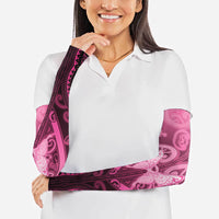 Aotearoa Breast Cancer Arm Sleeves Maori Tribal Pattern