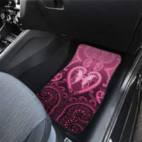 Aotearoa Breast Cancer Car Mats Maori Tribal Pattern