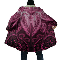 Aotearoa Breast Cancer Cloak Maori Tribal Pattern
