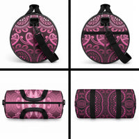 Aotearoa Breast Cancer Duffle Bag Maori Tribal Pattern