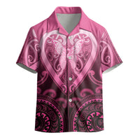Aotearoa Breast Cancer Kid Hawaiian Shirt Maori Tribal Pattern