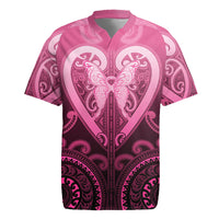 Aotearoa Breast Cancer Rugby Jersey Maori Tribal Pattern