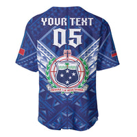 Toa Samoa Rugby Custom Baseball Jersey Samoan Pride With Tribal Pattern - Polynesian Pride