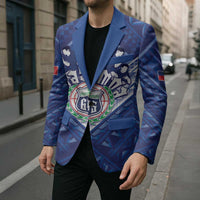 Toa Samoa Rugby Custom Blazer Samoan Pride With Tribal Pattern - Polynesian Pride