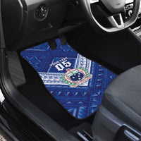 Toa Samoa Rugby Custom Car Mats Samoan Pride With Tribal Pattern - Polynesian Pride