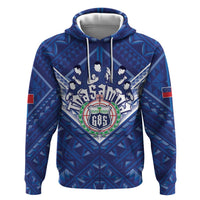 Toa Samoa Rugby Custom Hoodie Samoan Pride With Tribal Pattern - Polynesian Pride