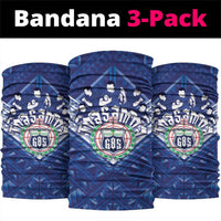 Toa Samoa Rugby Neck Gaiter Samoan Pride With Tribal Pattern - Polynesian Pride