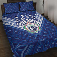 Toa Samoa Rugby Quilt Bed Set Samoan Pride With Tribal Pattern - Polynesian Pride