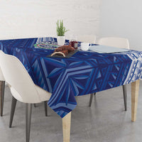 Toa Samoa Rugby Tablecloth Samoan Pride With Tribal Pattern - Polynesian Pride