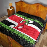 New Zealand Funny Christmas Quilt Maori Tiki