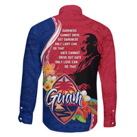 Guam Martin Luther King Jr Day Family Matching Off Shoulder Maxi Dress and Hawaiian Shirt LT05 - Polynesian Pride