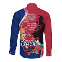 Guam Martin Luther King Jr Day Long Sleeve Button Shirt LT05 - Polynesian Pride