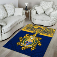 Repubrikin Naoero Independence Day Area Rug Tamanu With Coat Of Arms LT05 - Polynesian Pride