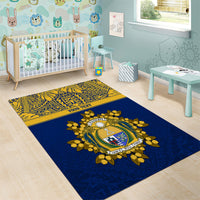 Repubrikin Naoero Independence Day Area Rug Tamanu With Coat Of Arms LT05 - Polynesian Pride