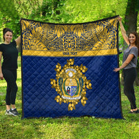 Repubrikin Naoero Independence Day Quilt Tamanu With Coat Of Arms LT05 - Polynesian Pride