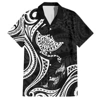 Hawaii Manta Ray Family Matching Tank Maxi Dress and Hawaiian Shirt Polynesian Art Tattoo