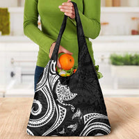 Hawaii Manta Ray Grocery Bag Polynesian Art Tattoo