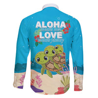 Ohana Hawaii Family Matching Tank Maxi Dress and Hawaiian Shirt Kawaii Family Turtle